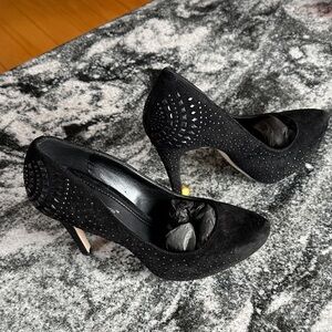 BCBGeneration Black Studded Heels